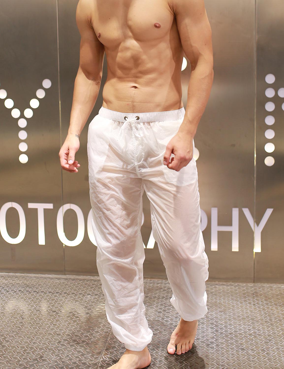 Translucent Quick-Dry Sport Pants S1901 | dmunderwear detail image 19