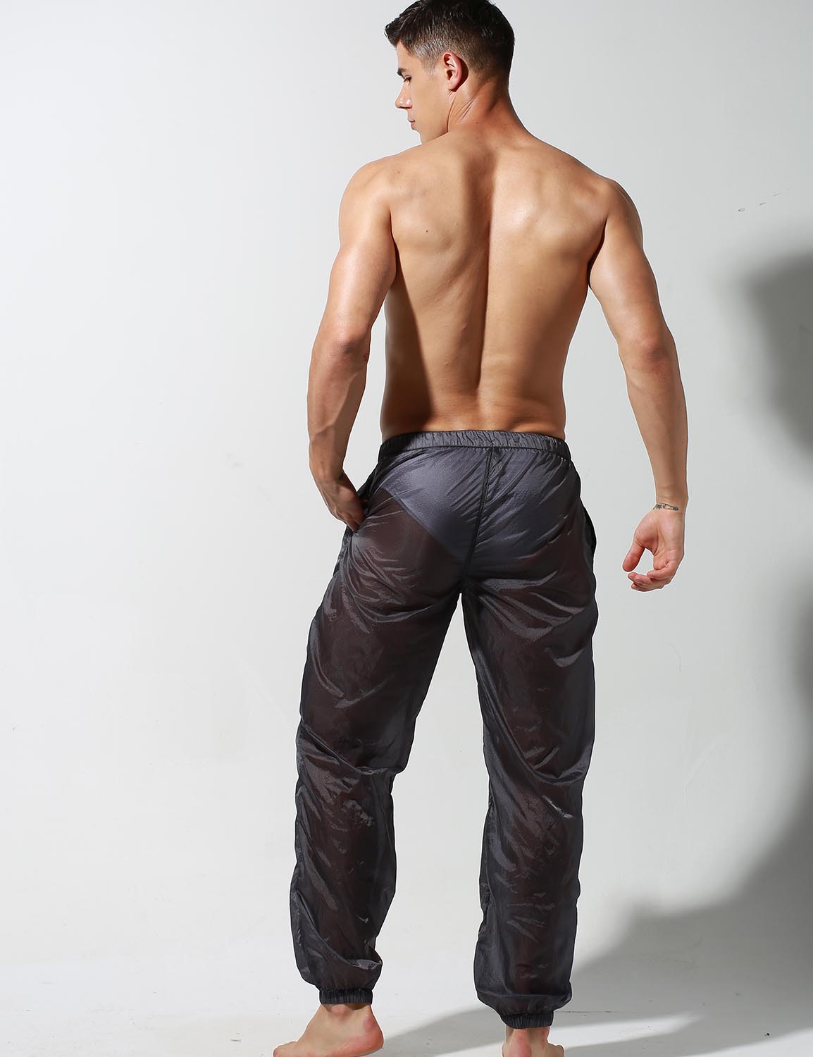 Translucent Quick-Dry Sport Pants S1901 | dmunderwear detail image 2