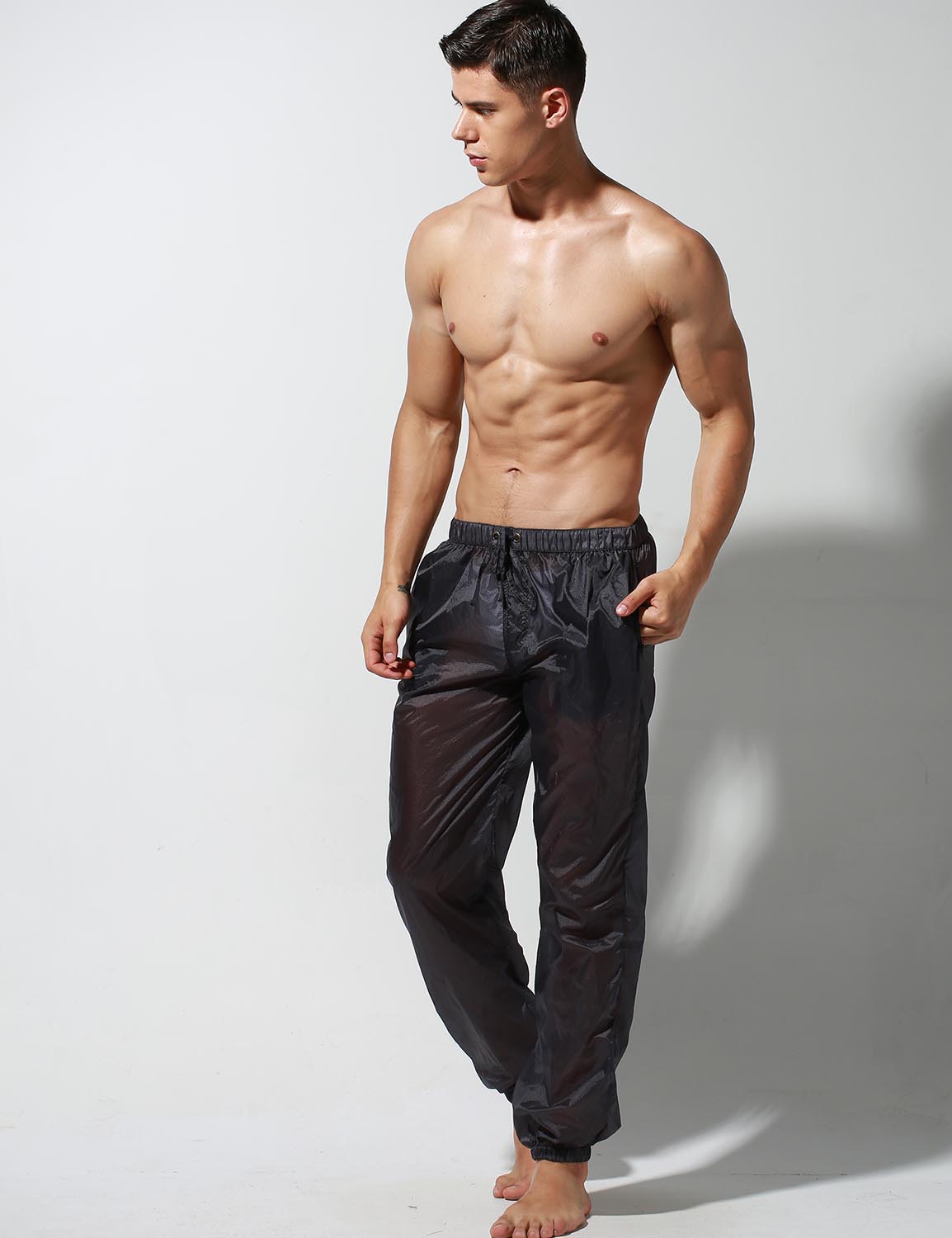 Translucent Quick-Dry Sport Pants S1901 | dmunderwear detail image 8