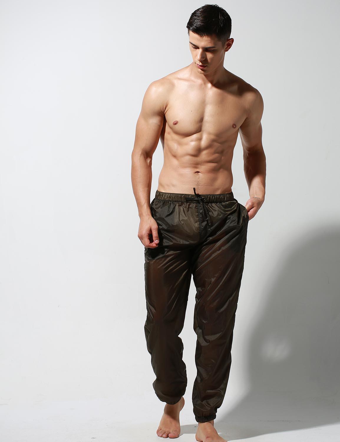 Translucent Quick-Dry Sport Pants S1901 | dmunderwear detail image 9