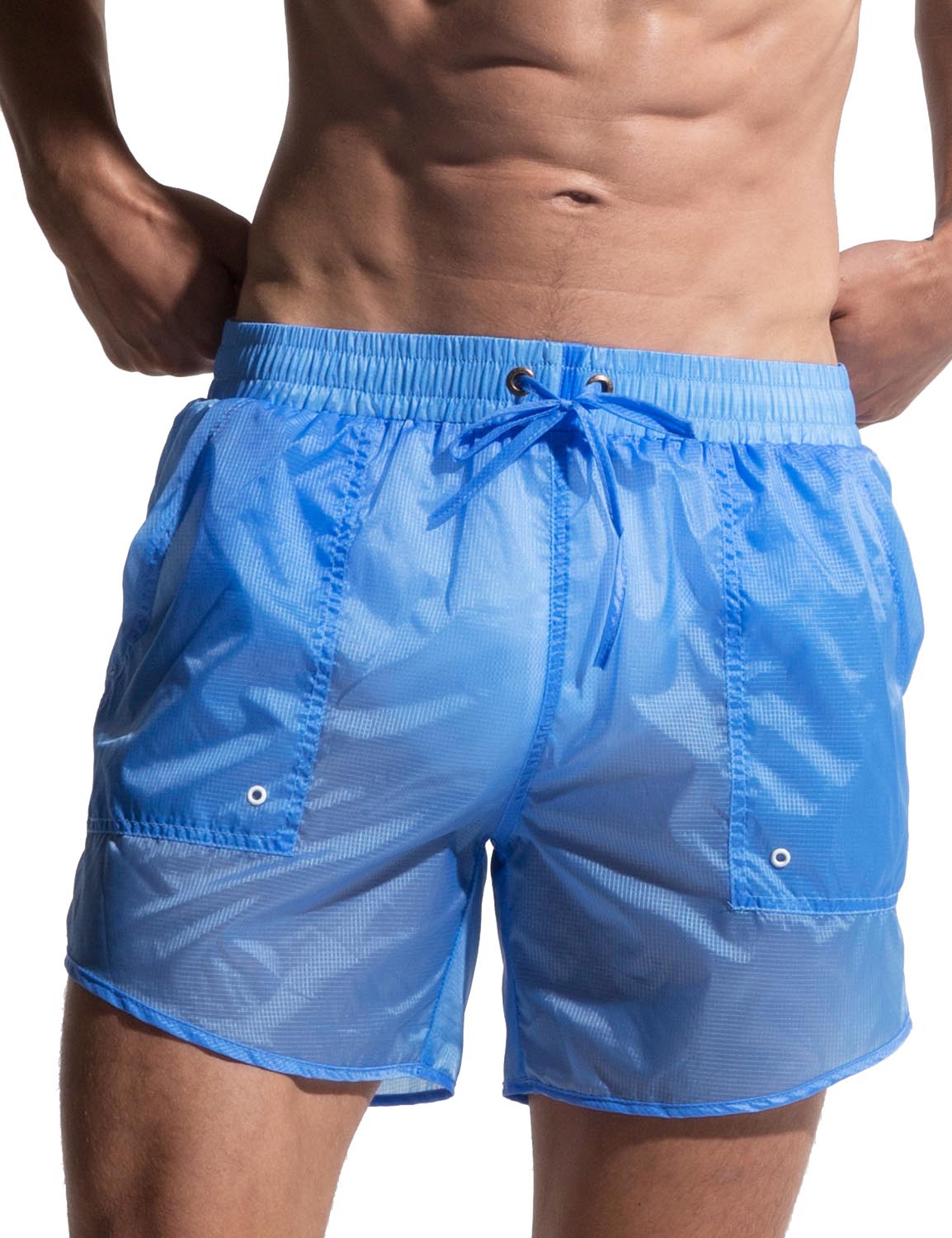Translucent Quick-Dry Sport Swim Beach Surf Shorts S727 | dmunderwear detail image 14