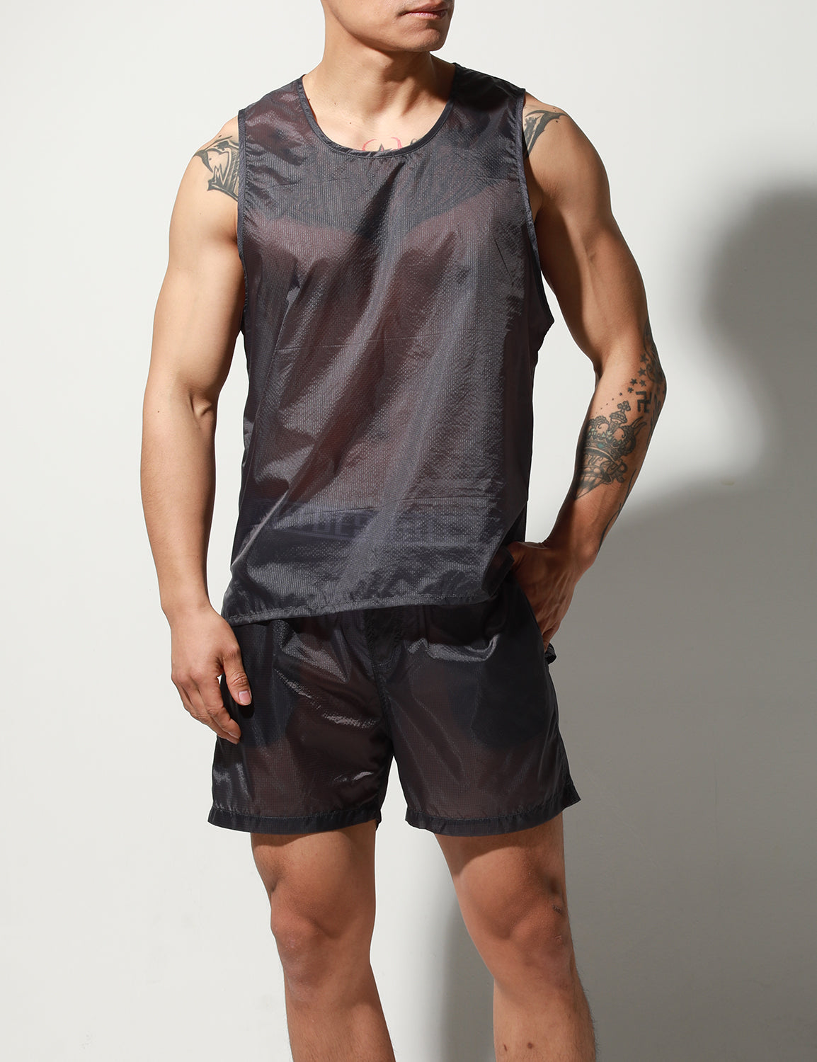 Translucent Tank Top or Shorts | dmunderwear