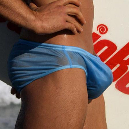 Transparent Swim Briefs | dmunderwear detail image 7