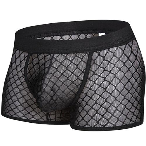 Transparent Mesh Boxers | dmunderwear detail image 11