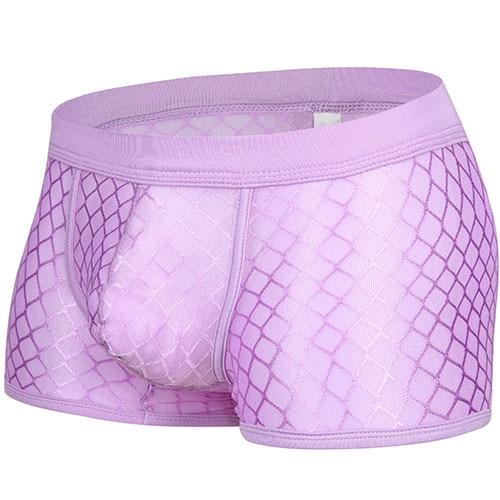 Transparent Mesh Boxers | dmunderwear detail image 13