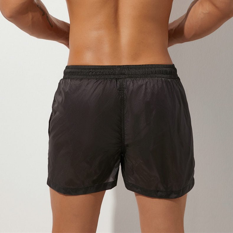 Transparent Pocketed Board Shorts | dmunderwear detail image 10