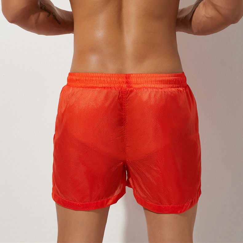 Transparent Pocketed Board Shorts | dmunderwear detail image 14