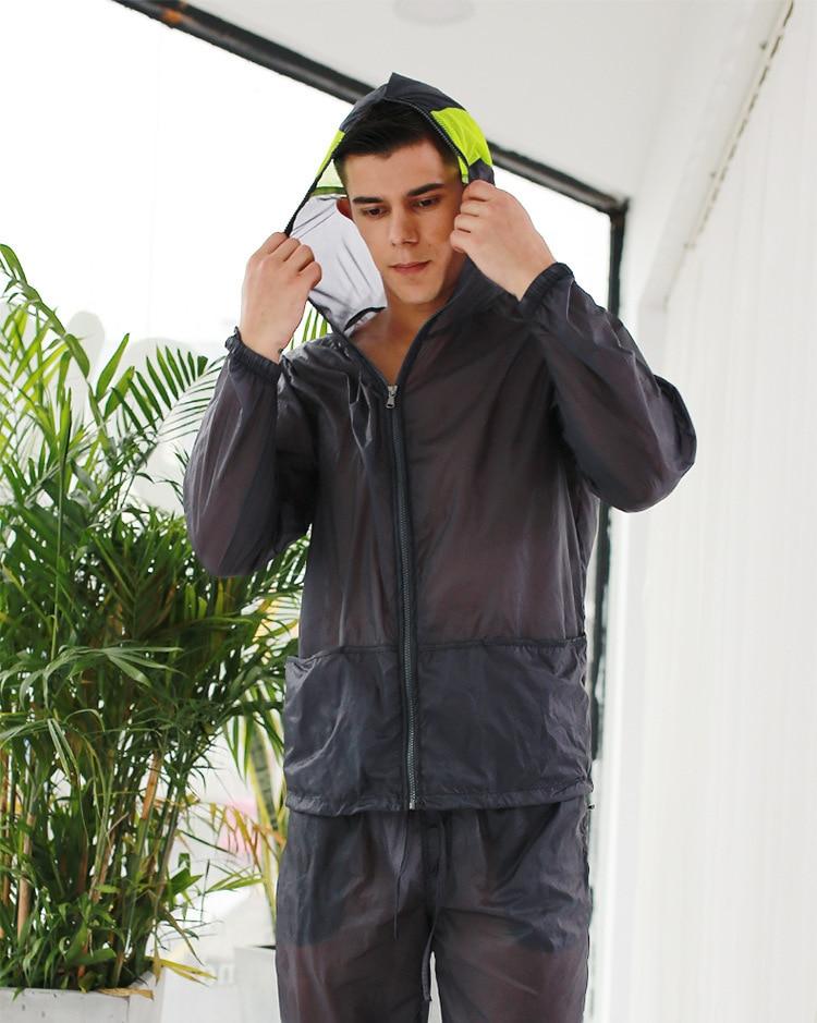 ORVLS Transparent Racing Stripe Hoodie + Pants | dmunderwear detail image 11