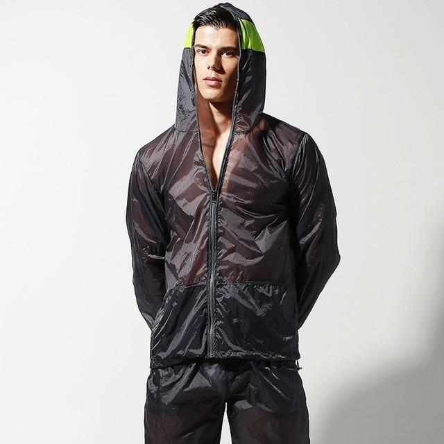 ORVLS Transparent Racing Stripe Hoodie + Pants | dmunderwear detail image 13
