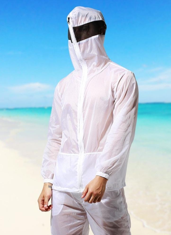 ORVLS Transparent Racing Stripe Hoodie + Pants | dmunderwear detail image 3