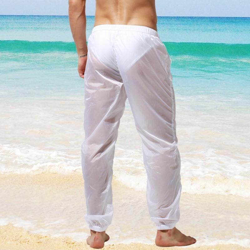 Transparent Racing Stripe Sleeveless Hoodie + Pants | dmunderwear detail image 16