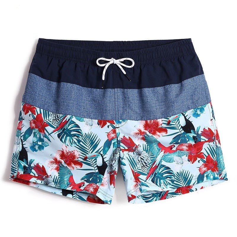 ORVLS Floral Tri-toned Board Shorts | dmunderwear