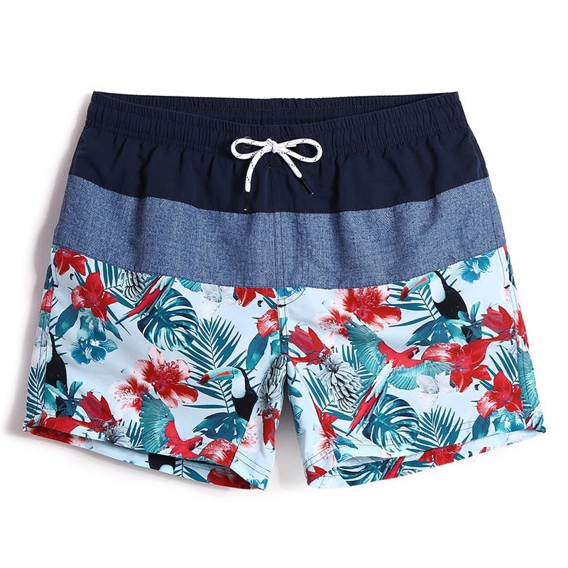 ORVLS Floral Tri-toned Board Shorts | dmunderwear detail image 2