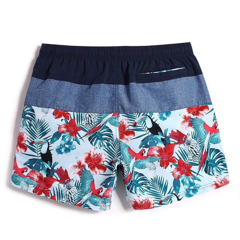 ORVLS Floral Tri-toned Board Shorts | dmunderwear detail image 4