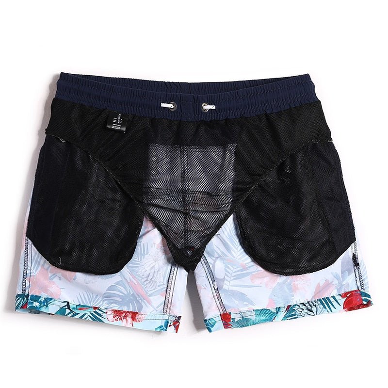 ORVLS Floral Tri-toned Board Shorts | dmunderwear detail image 5