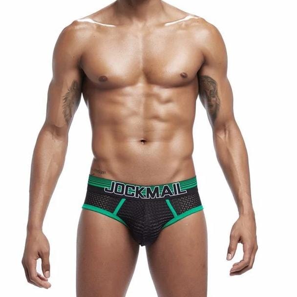 Trimmed Mesh Briefs | dmunderwear detail image 5