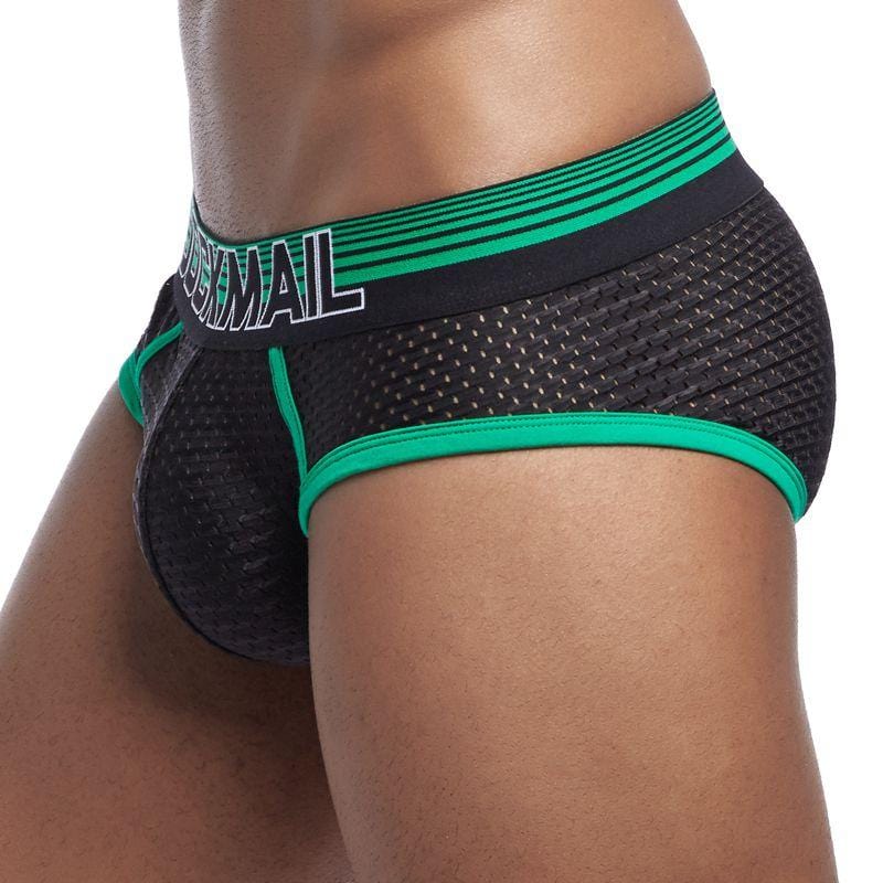 Trimmed Mesh Briefs | dmunderwear detail image 7