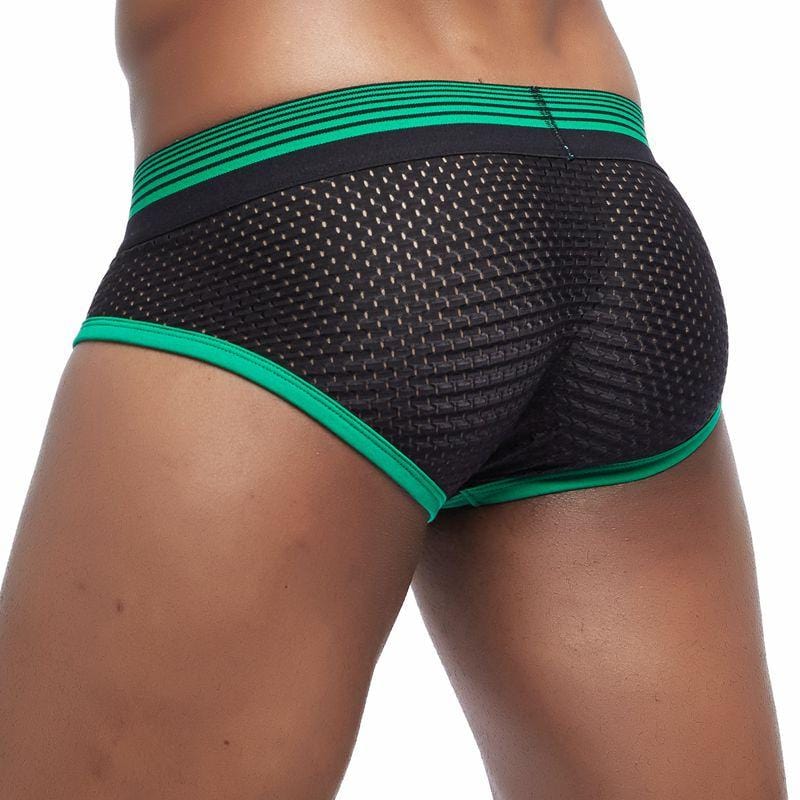 Trimmed Mesh Briefs | dmunderwear detail image 8