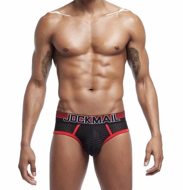Trimmed Mesh Briefs | dmunderwear detail image 9