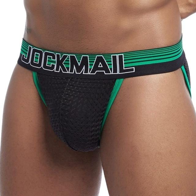 Trimmed Mesh Tanga Briefs | dmunderwear detail image 10