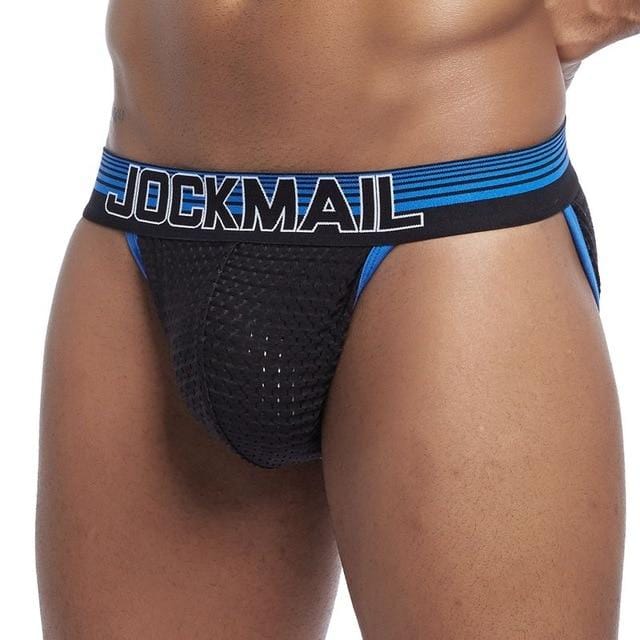 Trimmed Mesh Tanga Briefs | dmunderwear detail image 4