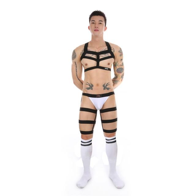 ORVLS Triple Elastic Harness with Briefs | dmunderwear detail image 9