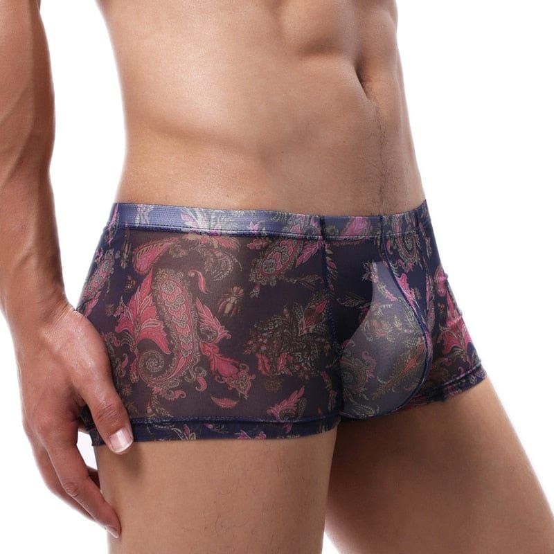 Trippy Sheer Trunks | dmunderwear detail image 10