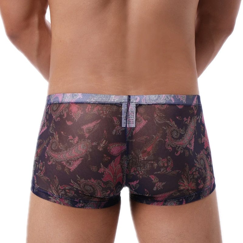 Trippy Sheer Trunks | dmunderwear detail image 11