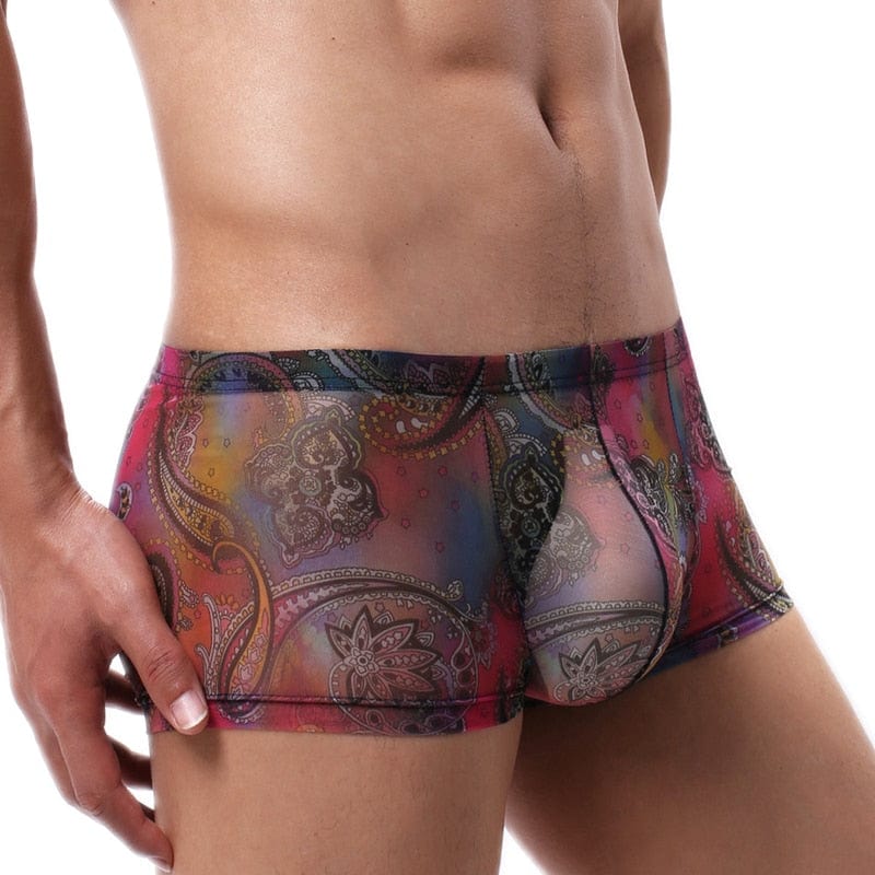 Trippy Sheer Trunks | dmunderwear detail image 12