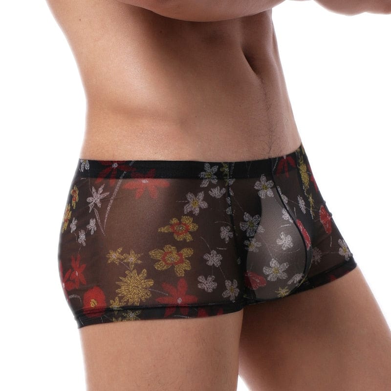 Trippy Sheer Trunks | dmunderwear detail image 14