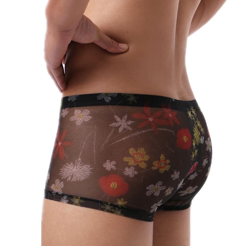 Trippy Sheer Trunks | dmunderwear detail image 2