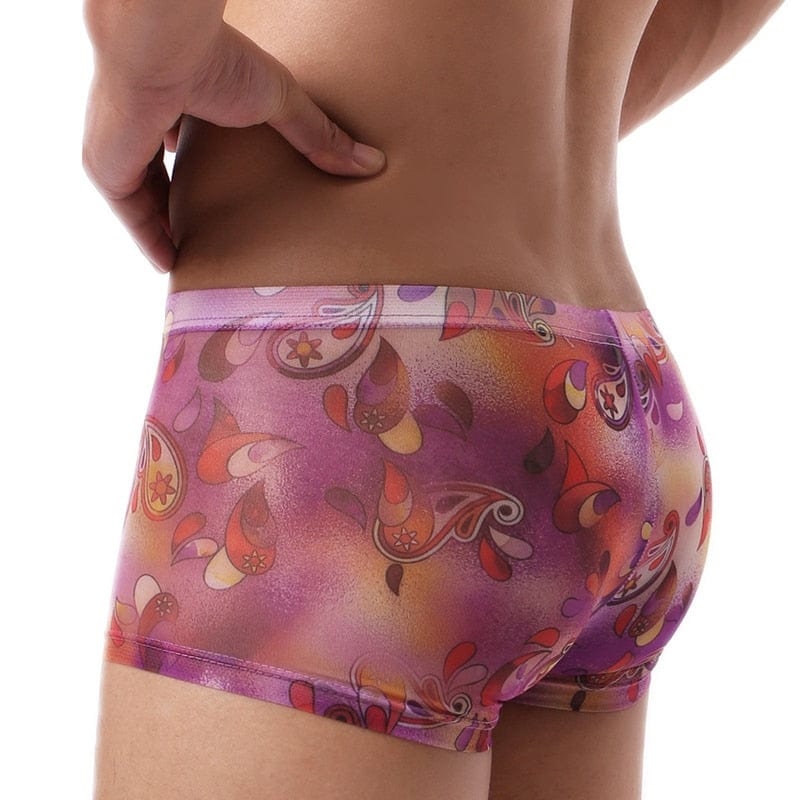 Trippy Sheer Trunks | dmunderwear detail image 3