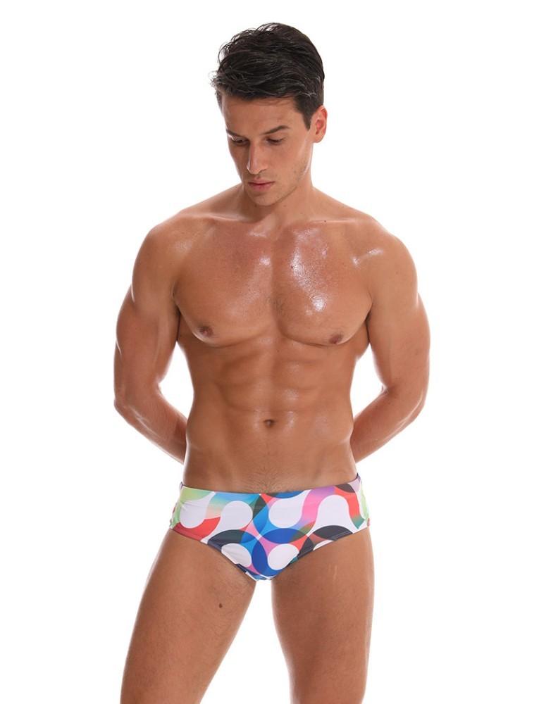 Trippy Swim Briefs | dmunderwear detail image 4