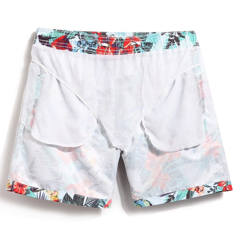 Tropical Floral Board Shorts | dmunderwear detail image 4