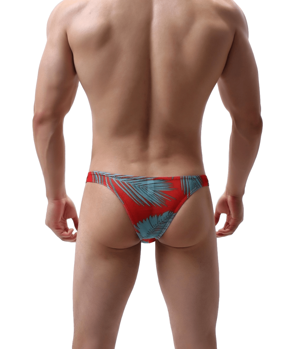 Tropical Sheer Thongkini | dmunderwear detail image 3