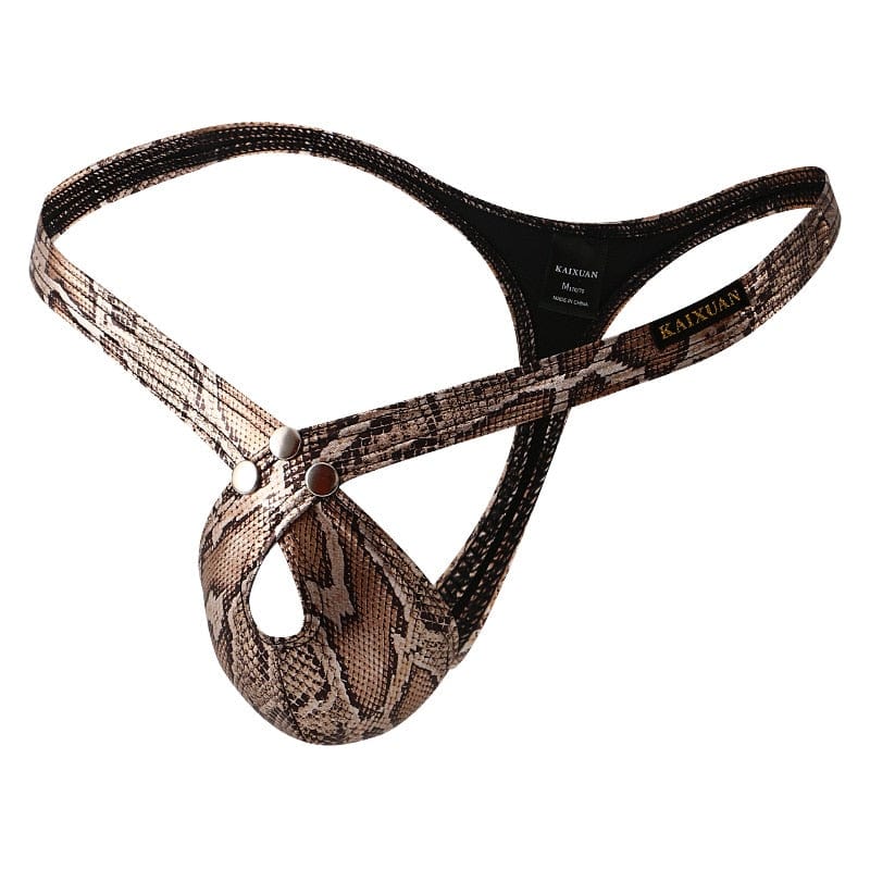 Twist Reptile Thong | dmunderwear detail image 7
