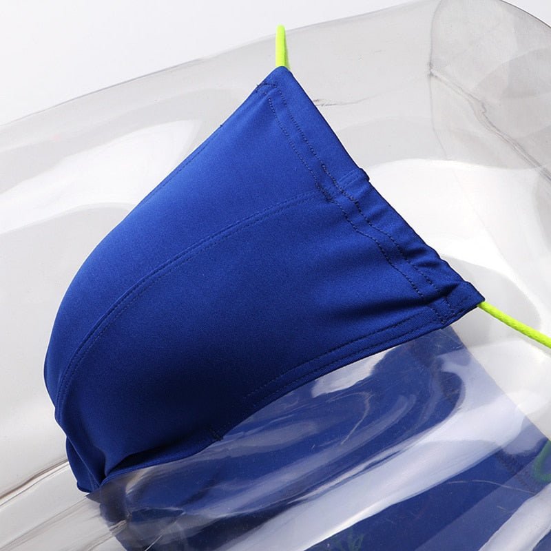 Two Toned Bowtie Bikini Swim Briefs | dmunderwear detail image 6