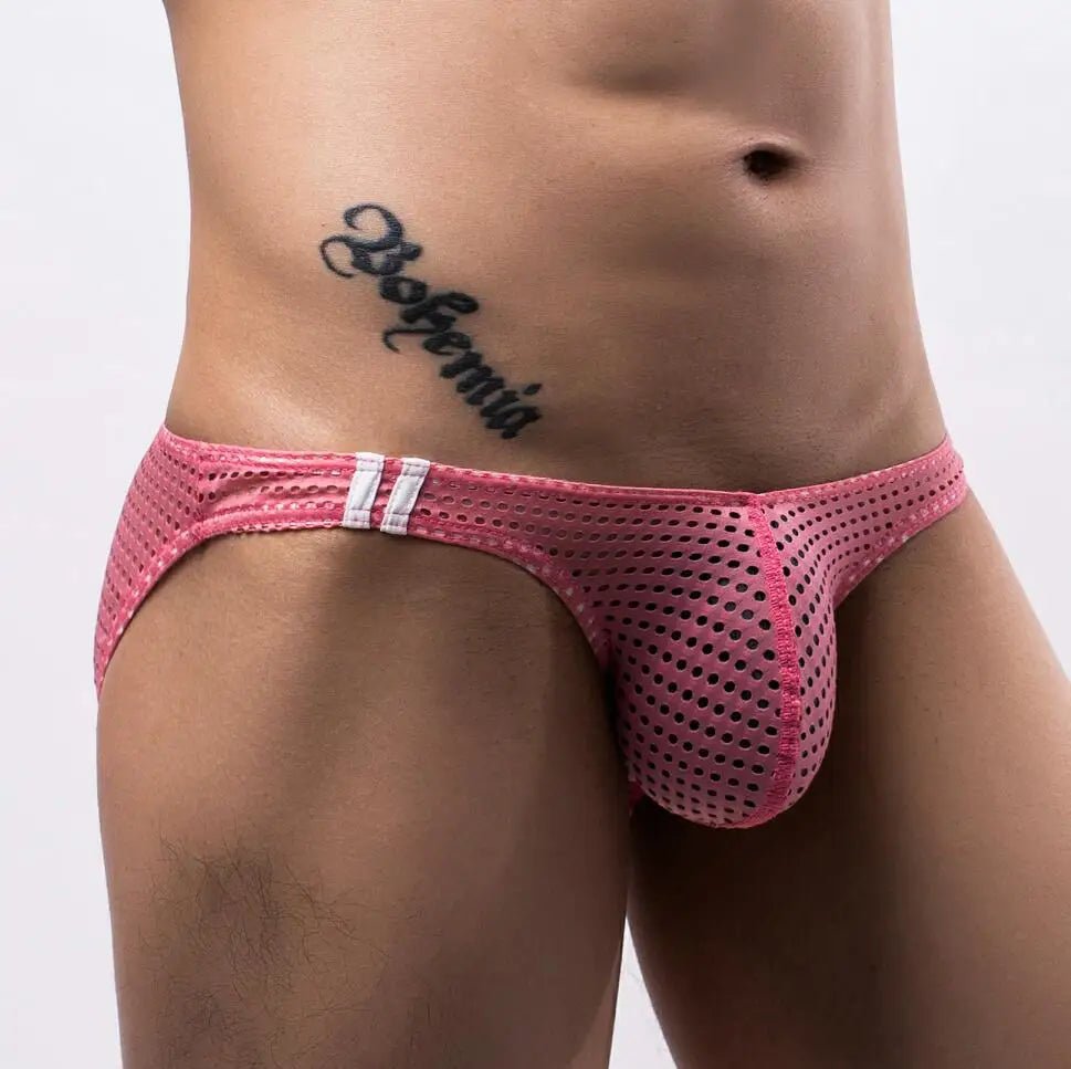 Ultra Racing Stripe Mesh Briefs | dmunderwear detail image 8