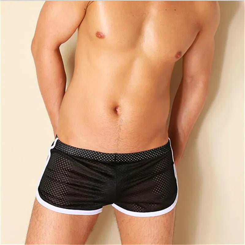 Ultra Short Mesh Running Shorts | dmunderwear detail image 6