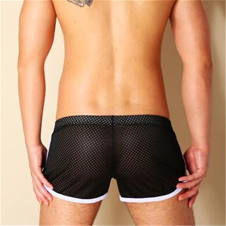 Ultra Short Mesh Running Shorts | dmunderwear detail image 7