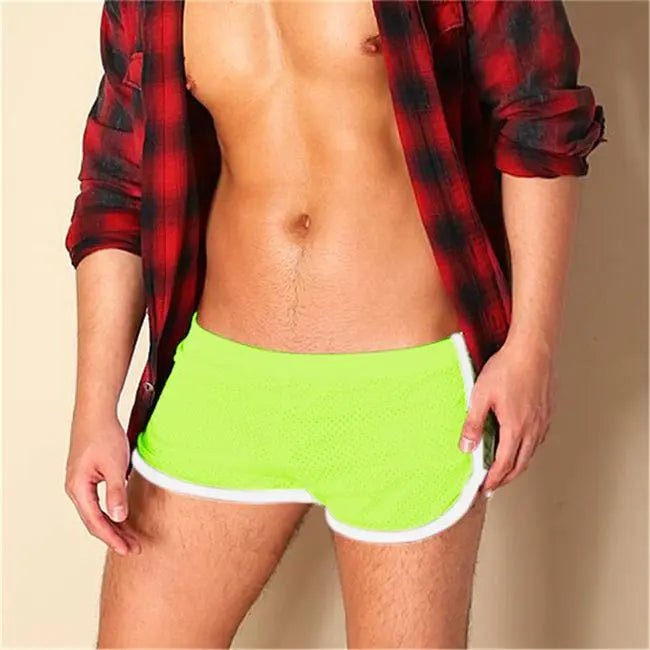 Ultra Short Mesh Running Shorts | dmunderwear detail image 8