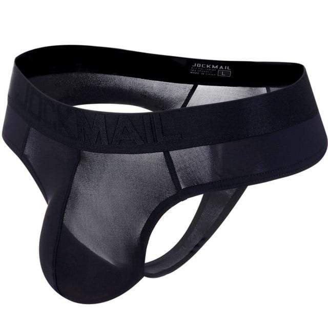 Ultra-Thin Ice Silk Thong | dmunderwear detail image 3
