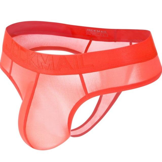 Ultra-Thin Ice Silk Thong | dmunderwear detail image 7