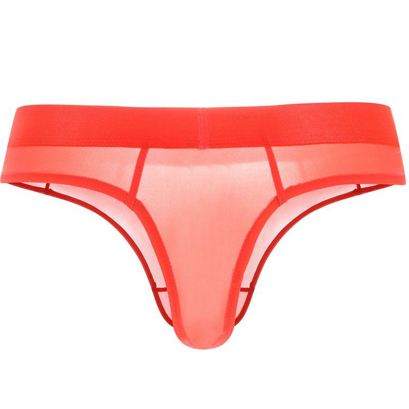 Ultra-Thin Ice Silk Thong | dmunderwear detail image 8
