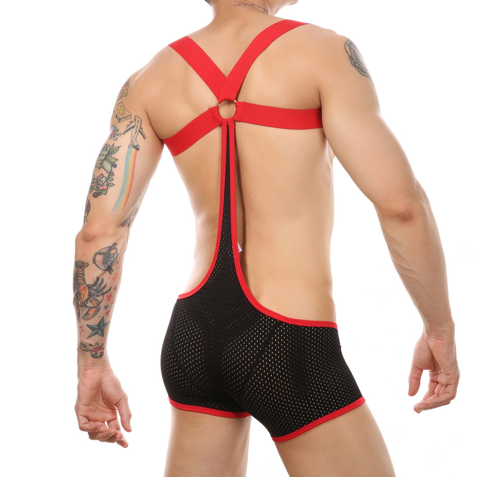 Strapped Up Singlet Trunks | dmunderwear detail image 4