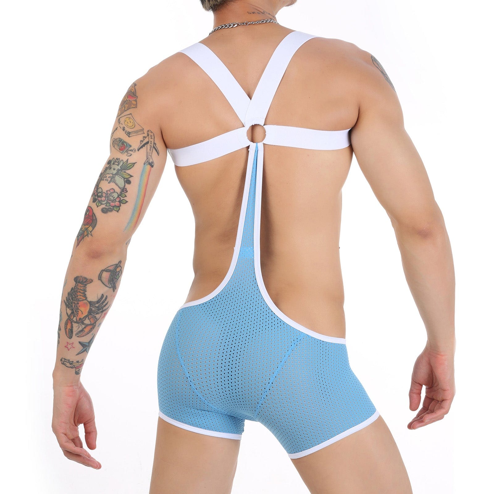 Strapped Up Singlet Trunks | dmunderwear detail image 7