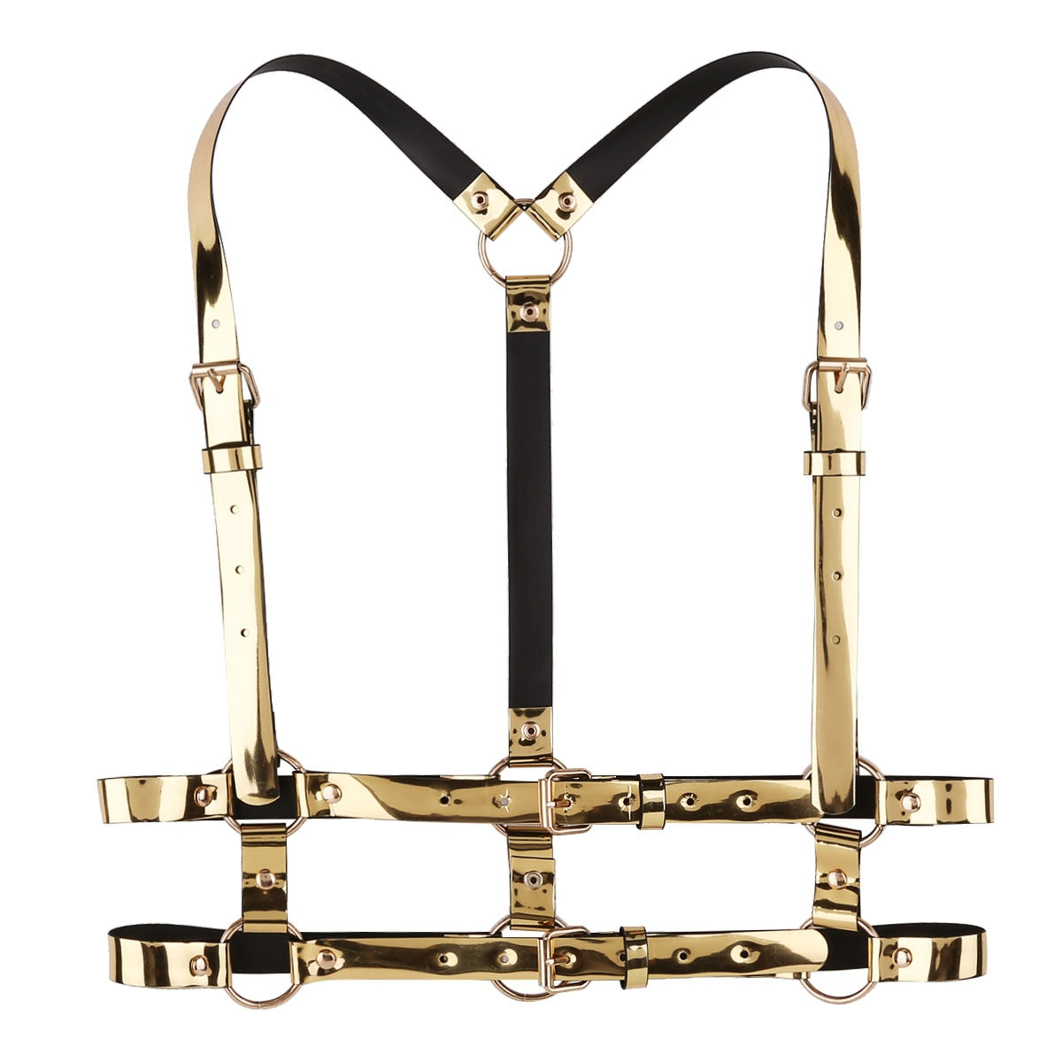 Unisex Punk Rave Festival Harness | dmunderwear detail image 10