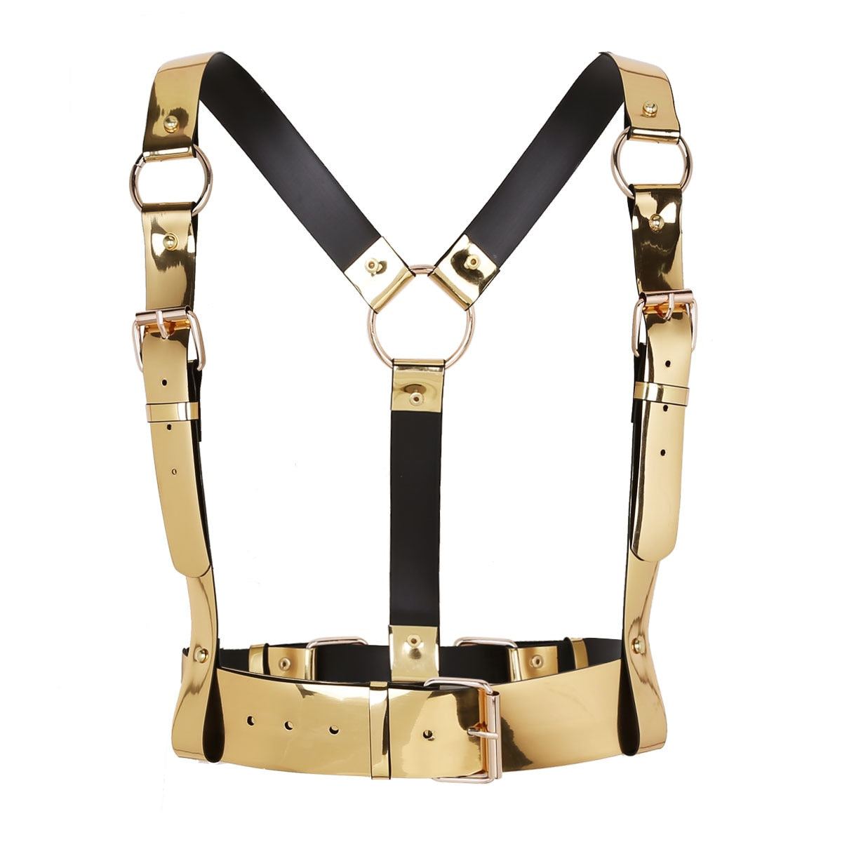Unisex Punk Rave Festival Harness | dmunderwear detail image 11