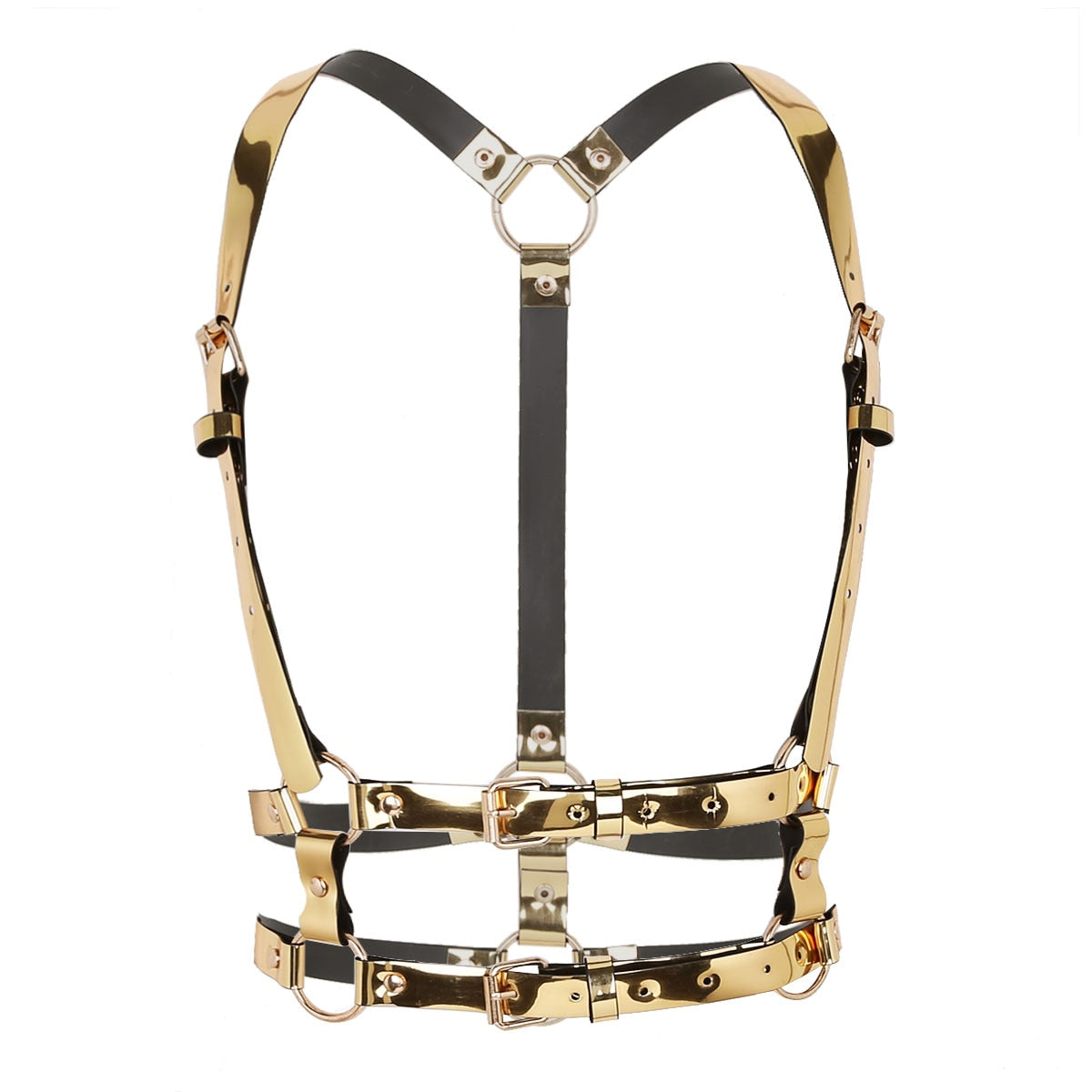 Unisex Punk Rave Festival Harness | dmunderwear detail image 15