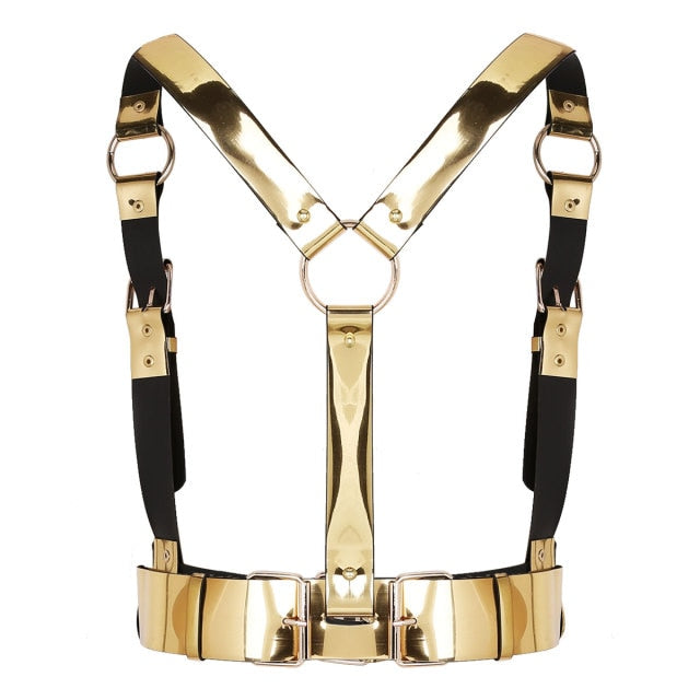 Unisex Punk Rave Festival Harness | dmunderwear detail image 2